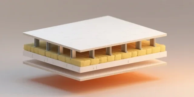 Alçıpan Bölme Duvar hesaplama aracı — izometrik 3D illüstrasyon