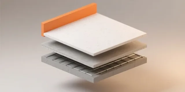 Alçıpan Giydirme Duvar hesaplama aracı — izometrik 3D illüstrasyon