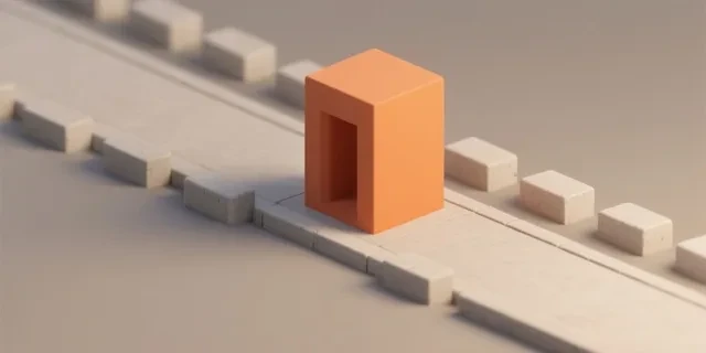 Bordür hesaplama aracı — izometrik 3D illüstrasyon