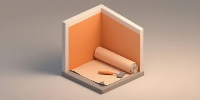 Duvar Kağıdı hesaplama aracı — izometrik 3D illüstrasyon