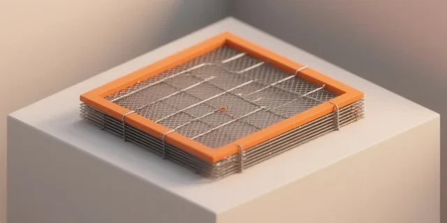 Hasır Çelik hesaplama aracı — izometrik 3D illüstrasyon