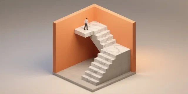 Mermer Merdiven & Rıht Kaplama hesaplama aracı — izometrik 3D illüstrasyon