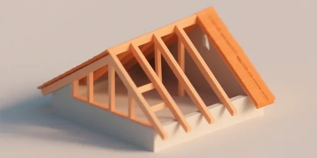 Mertek / Kiriş Boyutlandırma hesaplama aracı — izometrik 3D illüstrasyon