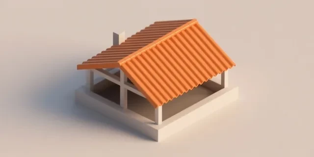 Oluklu Sac hesaplama aracı — izometrik 3D illüstrasyon