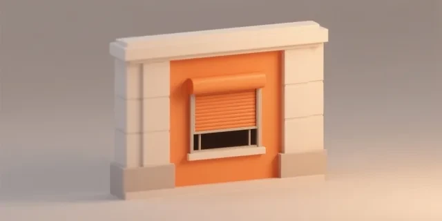 Panjur / Kepenk hesaplama aracı — izometrik 3D illüstrasyon