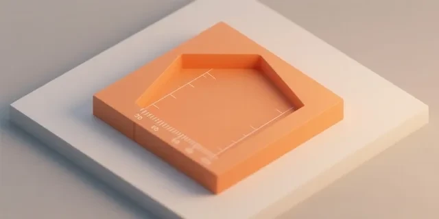 Trapez Kesim Açıları hesaplama aracı — izometrik 3D illüstrasyon